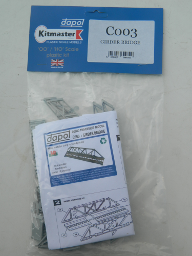 C003 OO Girder Bridge Plastic Kit