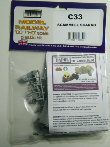 Dapol C033 OO Scammel Scarab Plastic Kit
