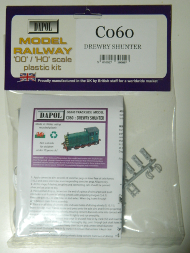 Dapol C060 OO Drewery Shunter Plastic Kit