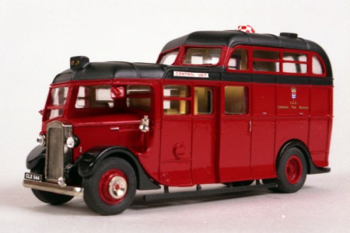 FBM85 1:48 Leyland Bus Control Unit - London Fire Brigade - Built & Painted