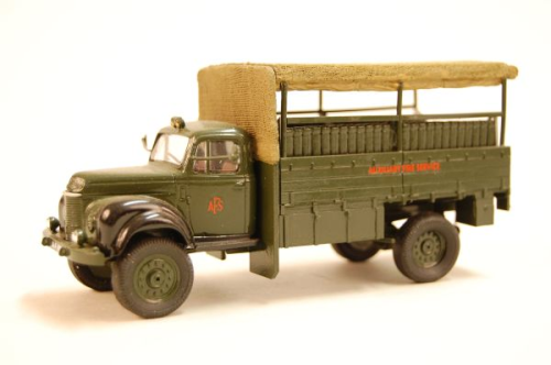 FBM71 1:48 Commer Q4 Petrol Carrier - Auxiliary Fire Service (AFS) - Built & Painted