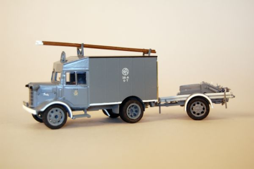 FBM99 1:48 A.T.V Auxiliary Towing Vehicle - National Fire Service (NFS) - Built & Painted