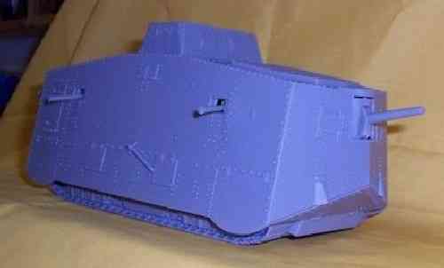 WTC1 1/32 WWI German A7V Tank Plastic Model