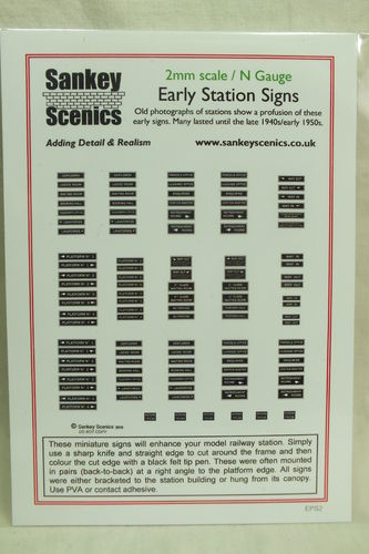 EPS2 Early Station Signs