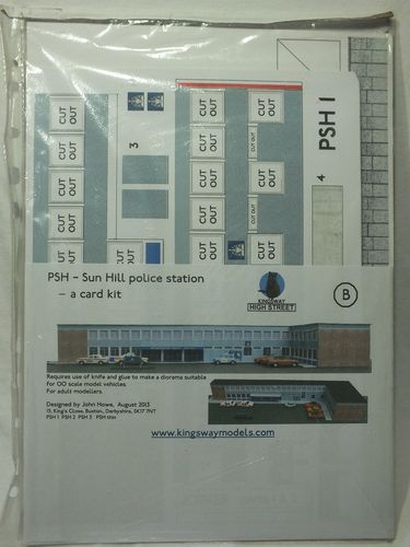 Kingsway PSH OO / 1:76 Sun Hill Police Station Half Relief Card Kit