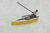 Z33y 1:76/OO Man Fishing in Rowboat (Yellow) Painted
