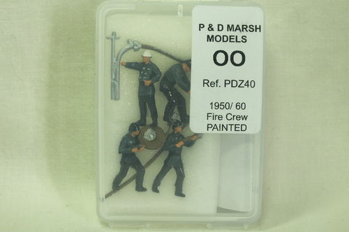 Z40 1:76/OO 1950/60 Fire Crew Painted