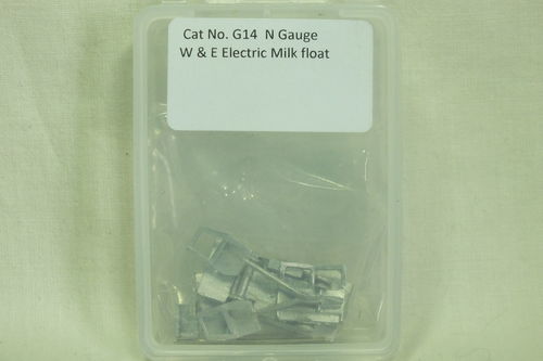 G14 N Gauge W & E Electric Milk Float White Metal Kit