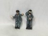 FF04P Driver + Fireman, Driver Left Arm Raised + Fireman with Shovel Mopping Brow - Painted