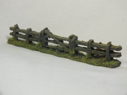 PF5 OO Rough Weathered Country Fencing with Gate